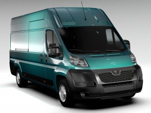 peugeot boxer van l4h3 2006-2015 3D मॉडल