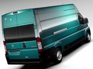 peugeot boxer van l4h3 2006-2015 3D मॉडल