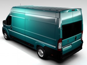 peugeot boxer van l4h3 2006-2015 3D मॉडल