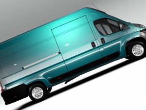 peugeot boxer van l4h3 2006-2015 3D मॉडल