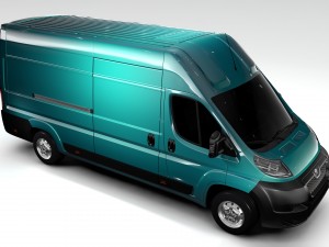 peugeot boxer van l4h3 2006-2015 3D मॉडल