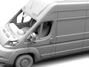 peugeot boxer van l4h3 2006-2015 3D मॉडल