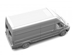 peugeot boxer van l4h3 2006-2015 3D मॉडल