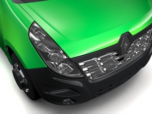 renault master l2h2 van 2017 3D Model
