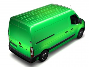 renault master l2h2 van 2017 3D Model
