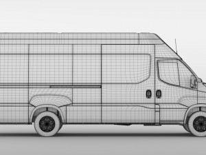 iveco daily l4h3 2017 3D 모델