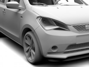 seat mii 5d 2016 3D 模型