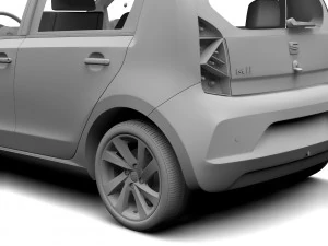 seat mii 5d 2016 3D Model