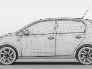 seat mii 5d 2016 3D Model