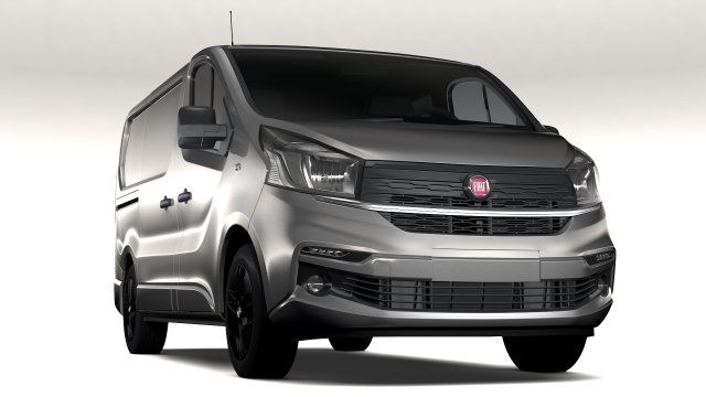 fiat talento van l1 2017 Modelo 3D .c4d .max .obj .3ds .fbx .stl .blend 