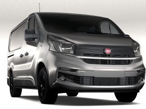 fiat talento van l1 2017 3D Model