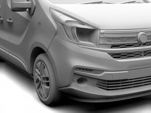 fiat talento van l1 2017 Modelo 3D