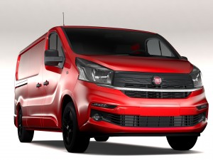 fiat talento van l2 2017 3D Model
