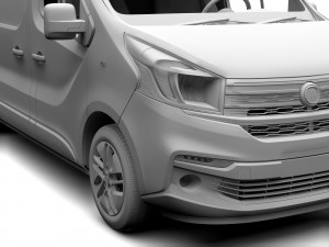 fiat talento van l2 2017 3D Модель
