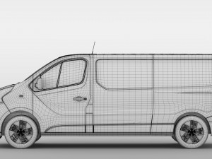 fiat talento van l2 2017 3D Модель