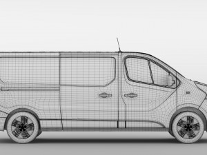 fiat talento van l2 2017 3D Модель