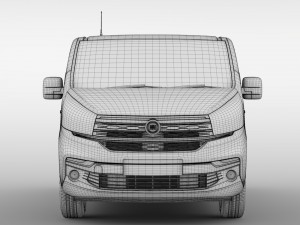 fiat talento van l2 2017 3D Модель
