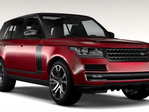 range rover svautobiography dynamic 2017 3D 모델