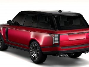 range rover svautobiography dynamic 2017 3D 모델