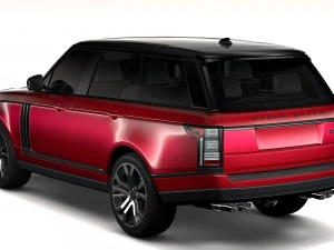 range rover svautobiography dynamic 2017 3D Model