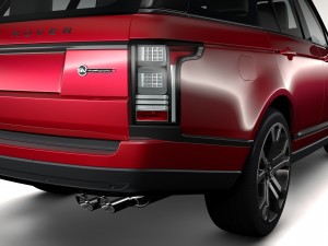 range rover svautobiography dynamic 2017 3D 모델