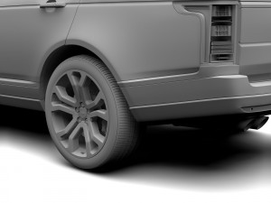 range rover svautobiography dynamic 2017 3D 모델