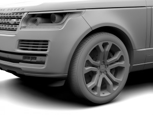 range rover svautobiography dynamic 2017 3D 모델