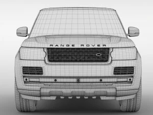 range rover svautobiography dynamic 2017 3D Model