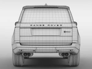 range rover svautobiography dynamic 2017 3D Model