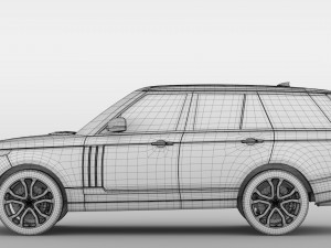 range rover svautobiography dynamic 2017 3D 모델