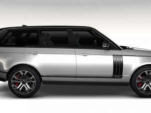 range rover svautobiography dynamic lwb 2017 3D Model