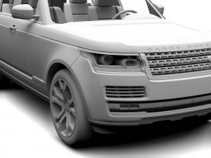 range rover svautobiography dynamic lwb 2017 3D Model