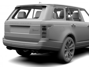range rover svautobiography dynamic lwb 2017 3D Model