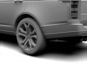 range rover svautobiography dynamic lwb 2017 3D Model