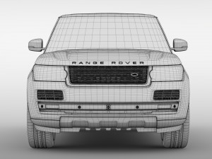 range rover svautobiography dynamic lwb 2017 3D Model