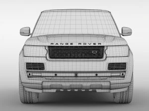 range rover svautobiography dynamic lwb 2017 3D Model