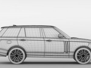 range rover svautobiography dynamic lwb 2017 3D Model