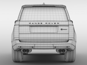 range rover svautobiography dynamic lwb 2017 3D Model