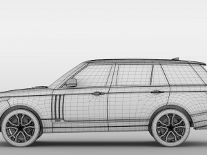 range rover svautobiography dynamic lwb 2017 3D Model
