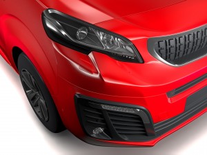 peugeot expert l1 2017 3D-Modell