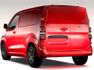 peugeot expert l1 2017 3D-Modell