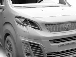 peugeot expert l1 2017 3D-Modell