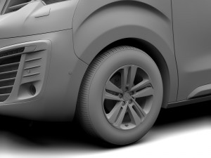 peugeot expert l1 2017 3D-Modell