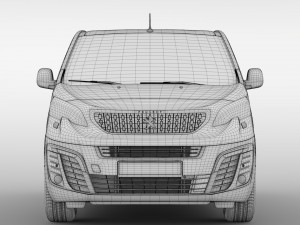 peugeot expert l1 2017 3D-Modell