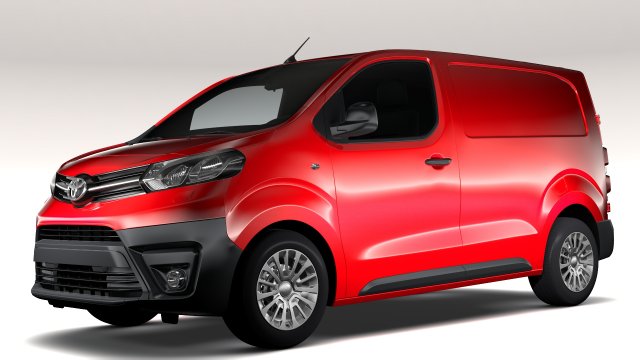 toyota proace van l1 2017 3D in 3DExport