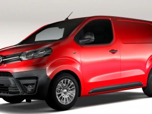 toyota proace van l1 2017 3D Model