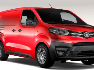 toyota proace van l1 2017 3D Model
