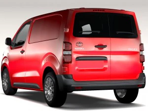 toyota proace van l1 2017 3D Model