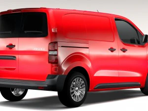 toyota proace van l1 2017 3D Model