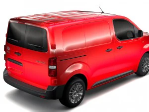 toyota proace van l1 2017 3D Model